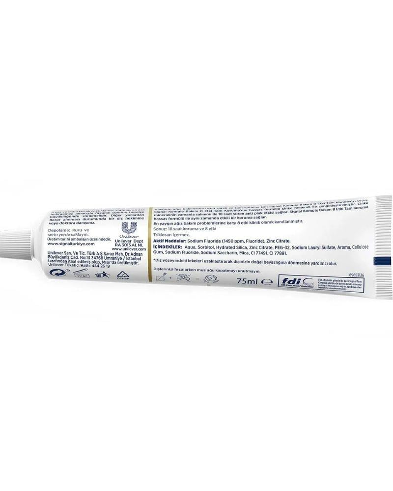 SIGNAL Diş Macunu 50 ml x 2li Set – Komple Bakım 8
