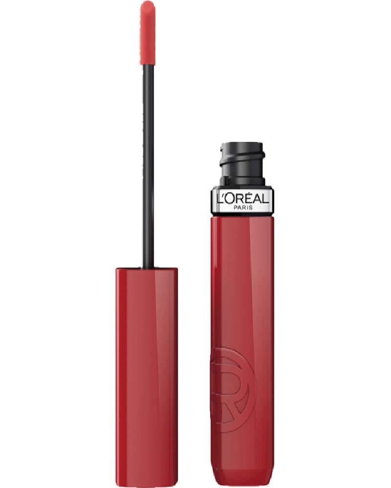 Loreal Paris Infaillible Laque Resistance Likit Parlak Ruj - 215 Drunk in Rose