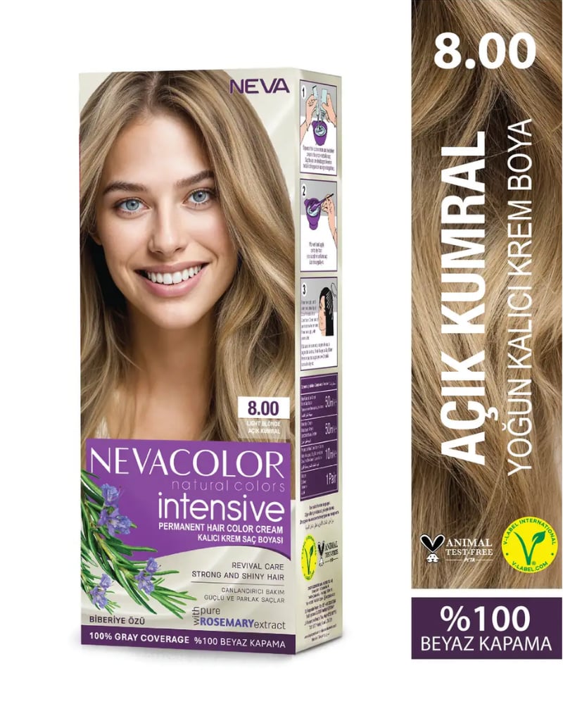 Neva Color INTENSIVE 8.00 Açık Kumral
