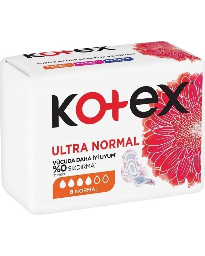 Kotex Ultra Single Normal 8 Li Ultra Kanatlı Hijyenik Ped