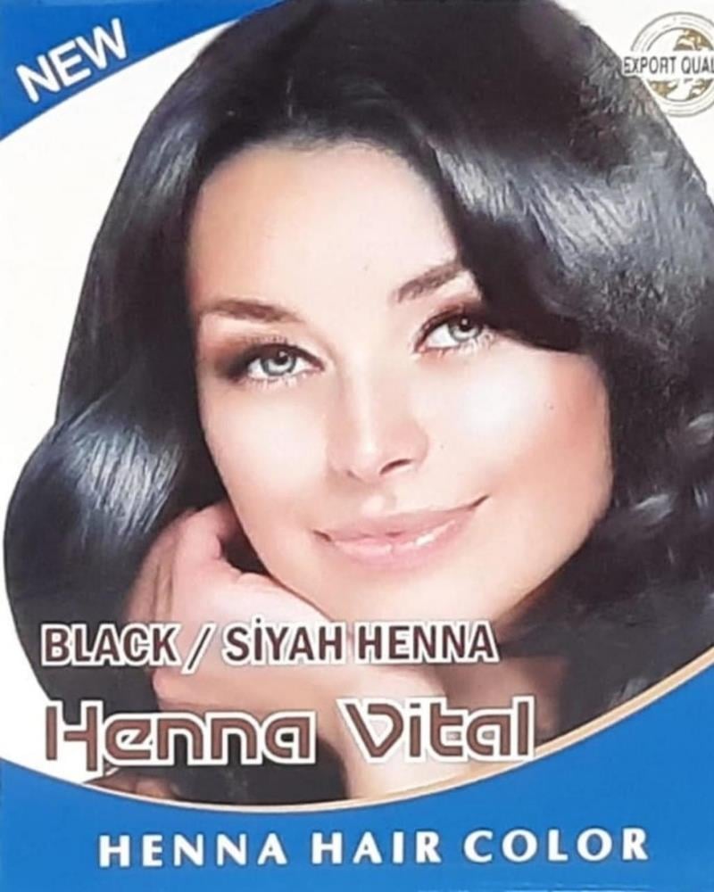 Henna Prime Henna Vital Hint Saç Kınası Siyah Renk
