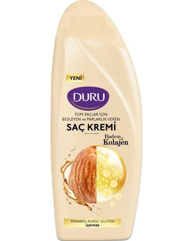 Duru Saç Kremi Kolojen Badem 500 Ml