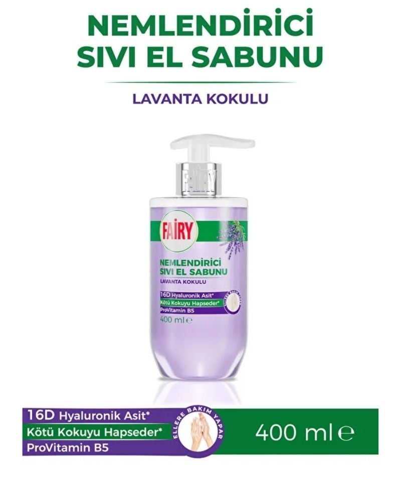 Fairy Sıvı El Sabunu Lavanta Yağlı 400 ml