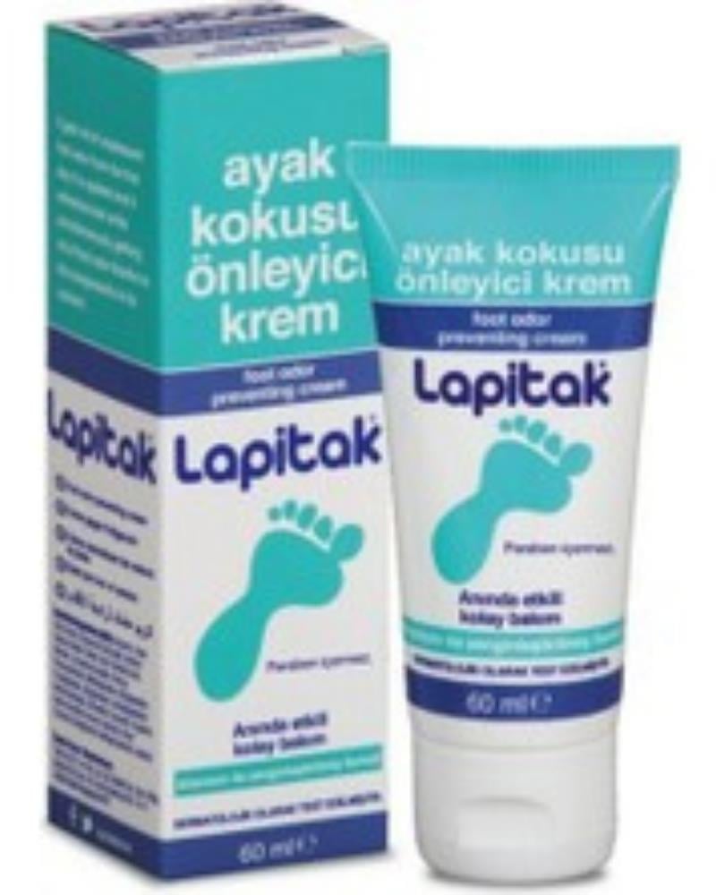 Lapitak Etkili Ayak Kokusu Giderici, Önleyici Kremi 60 ml - Ayak Kokusuna Son