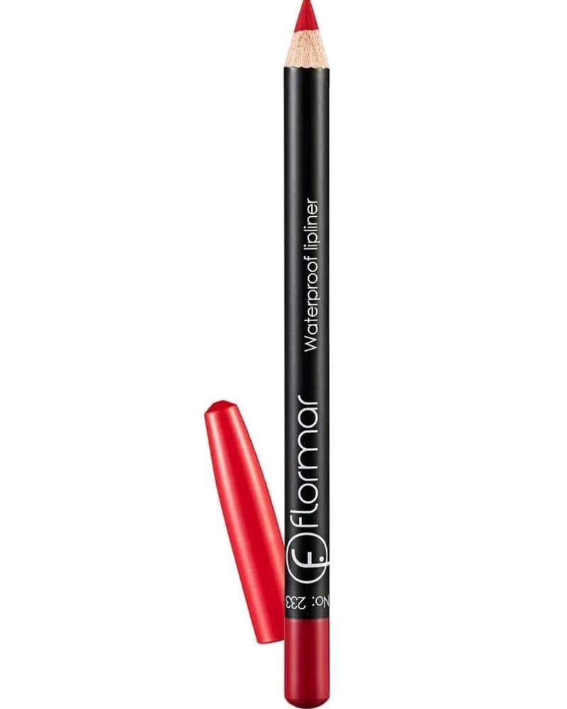 Flormar Dudak Kalemi - Waterproof Lipliner 233 Dramatic Red 8690604127665
