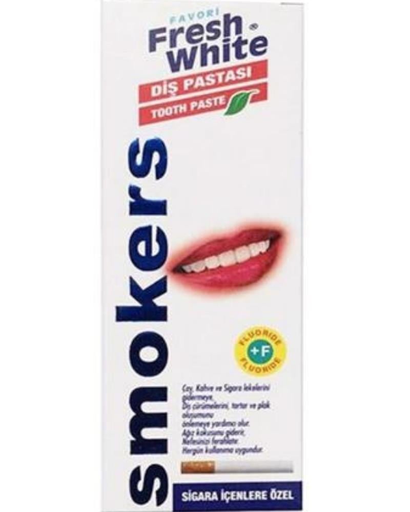 Fresh White Diş Pastası 90 gr Sigara Içenler