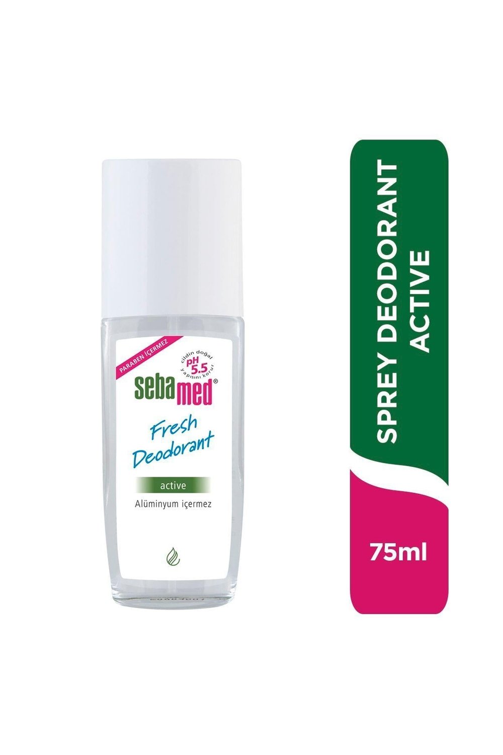 Sebamed Alüminyum İçermeyen Pump Sprey Aktif 75 ml