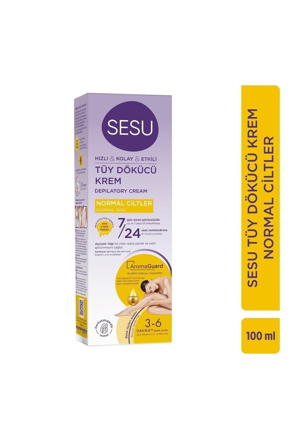 Sesu Tüy Dökücü Krem Normal Ciltler İçin 100 Ml