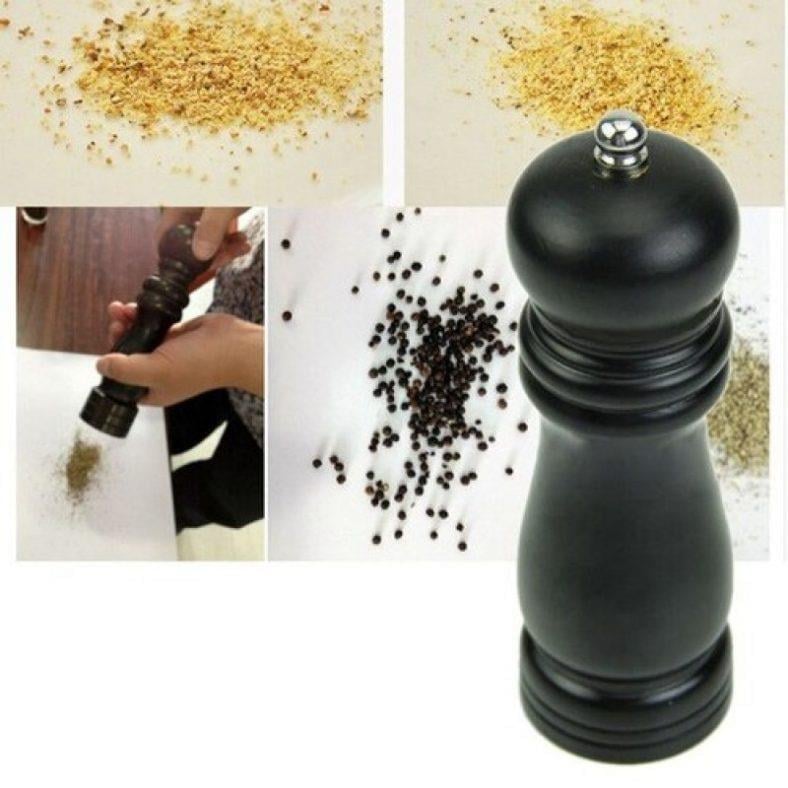 Ahşap Tuz Karabiber Değirmeni 20cm