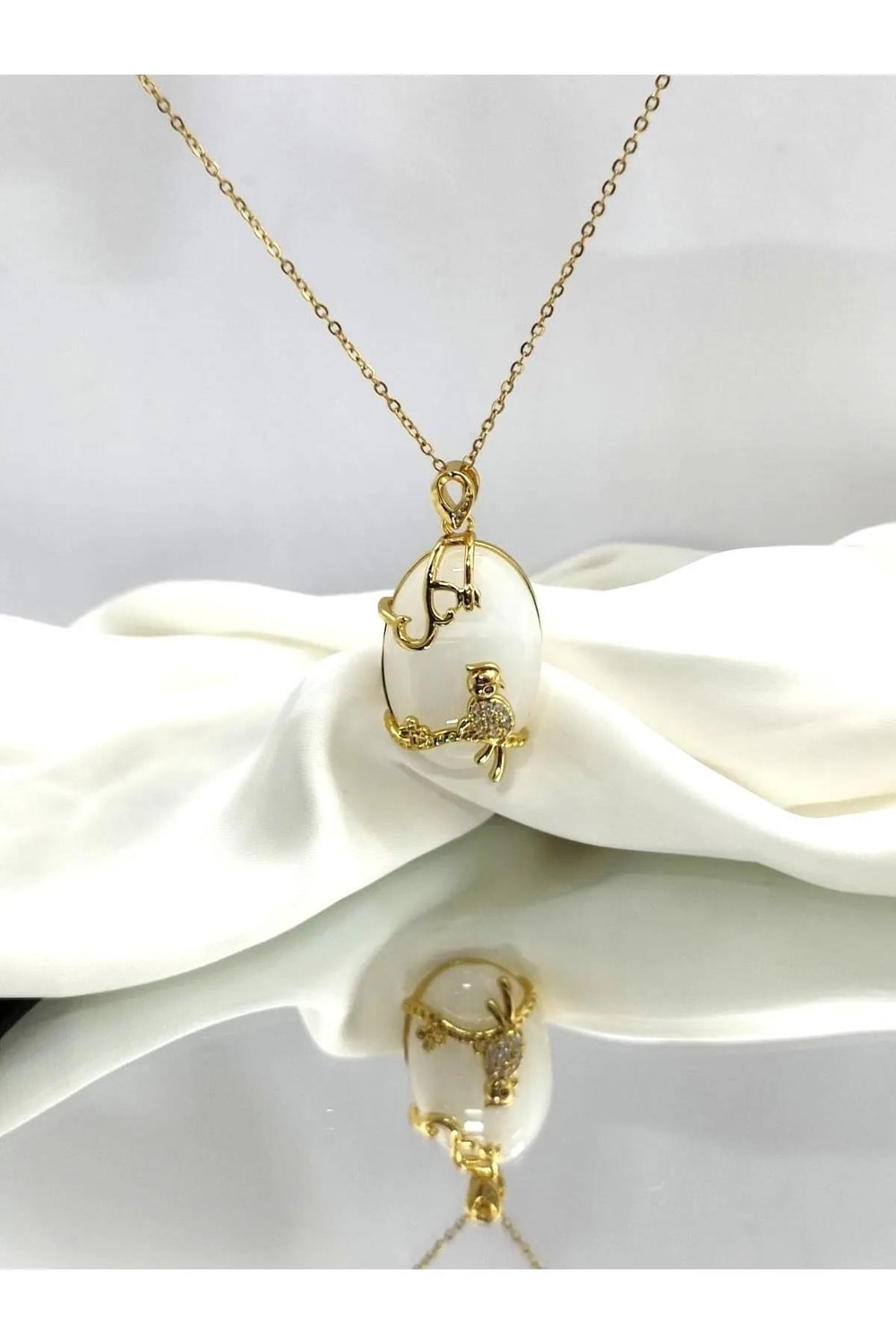 Kuş Detaylı Kolye 316L