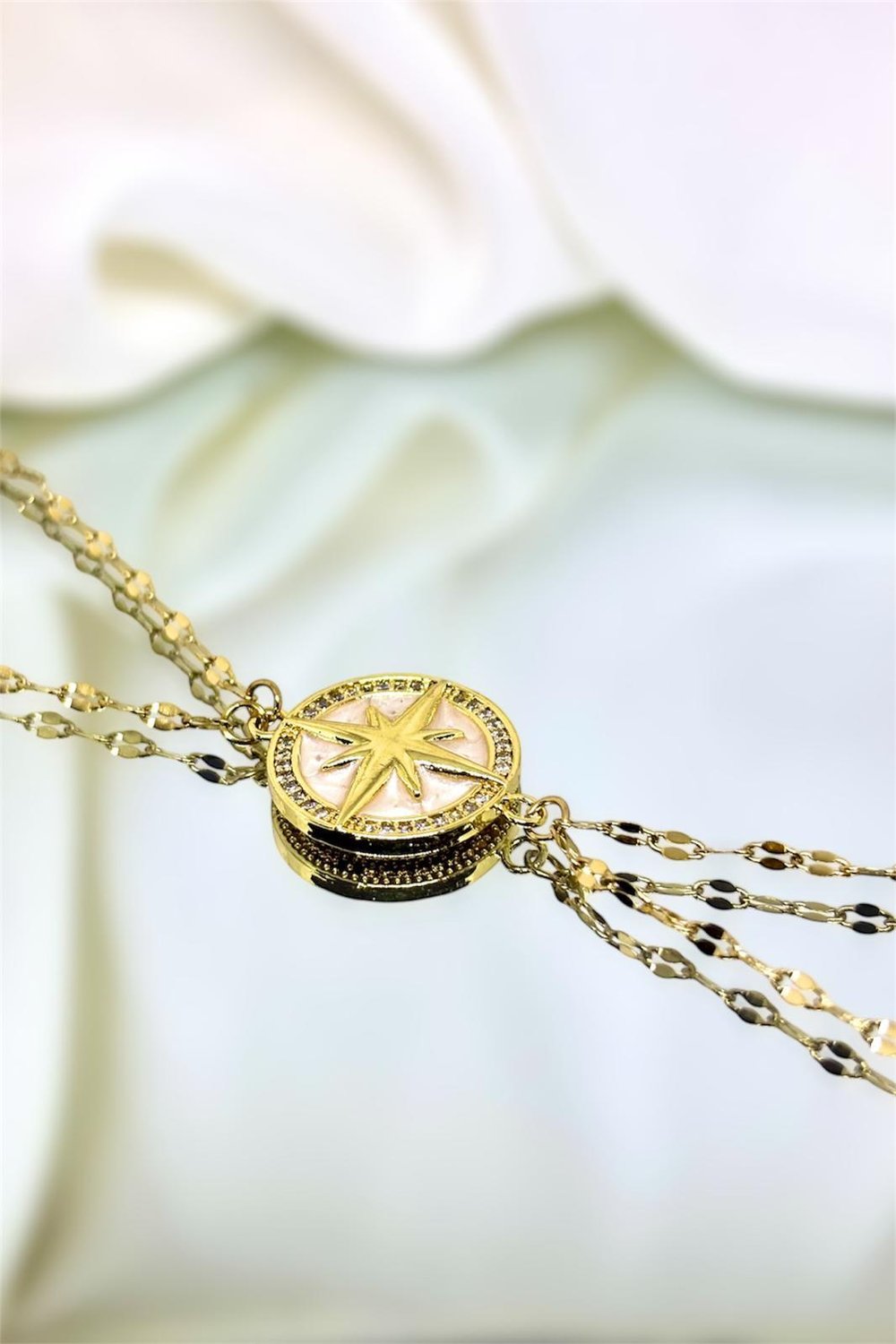 Kutup Yıldızı Taşlı Çelik Şahmeran