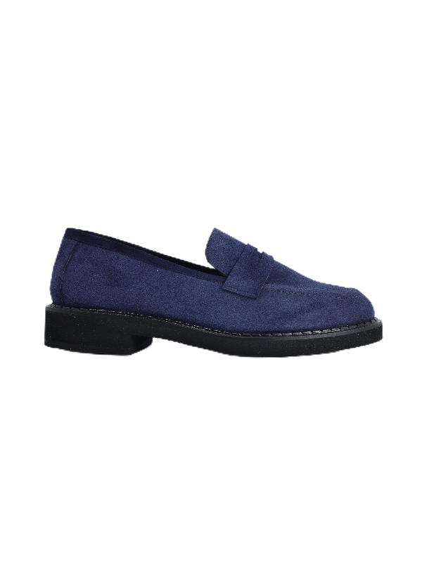 POLETTO  HAKİKİ DERİ LACIVERT Loafer Düz 780 18 V2