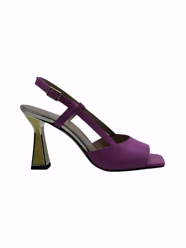 POLETTO  HAKİKİ DERİ PEMBE-ALTIN Sandalet Topuklu 319 260 V1