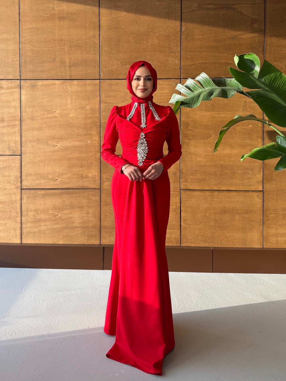 BEYHAN BUTİKDiva Abiye Kırmızı