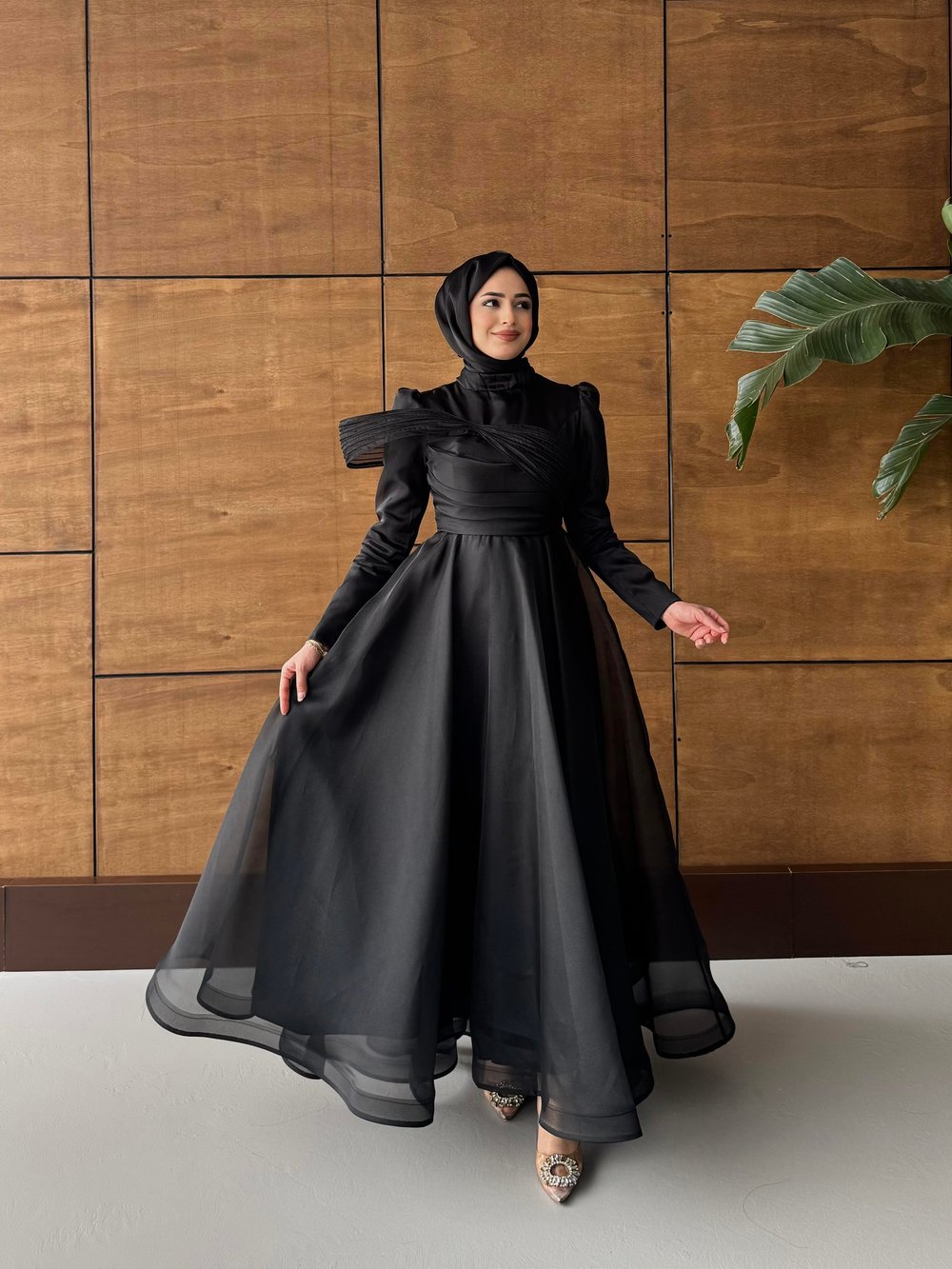 BEYHAN BUTİKFatma Abiye Siyah