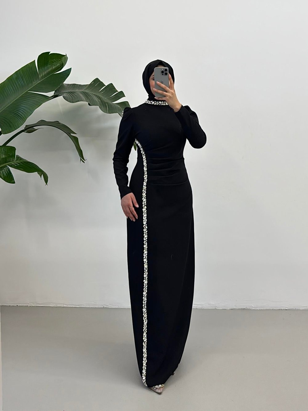 BEYHAN BUTİKSafir Abiye Siyah