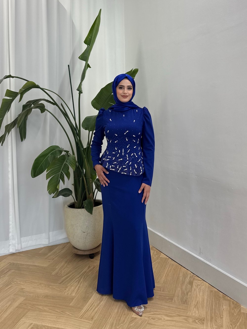 BEYHAN BUTİKSefef Saks Mavi