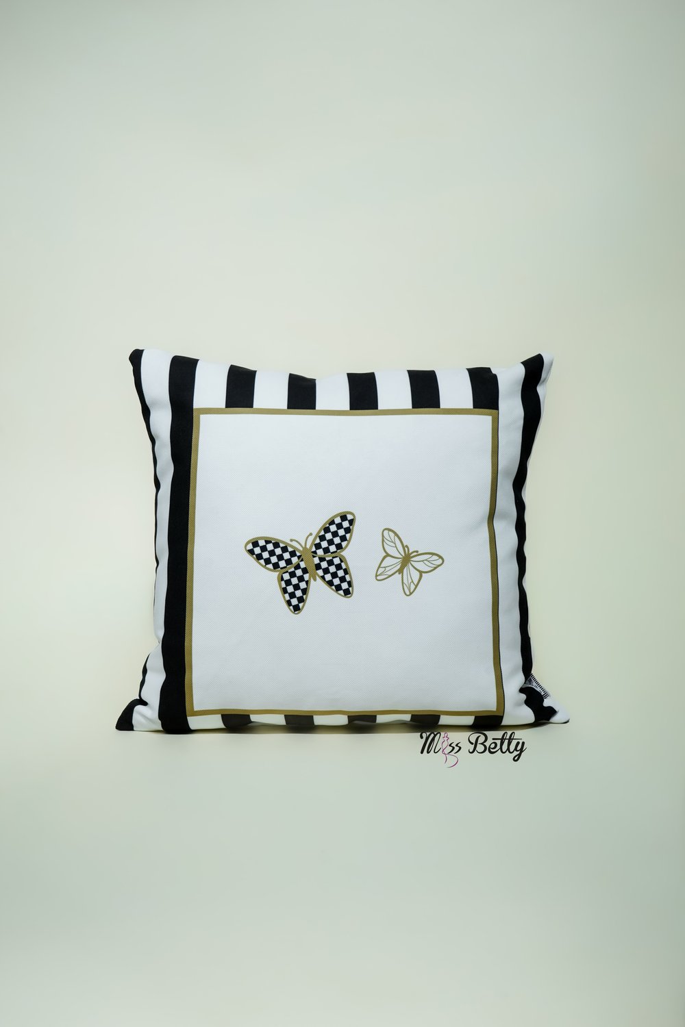 Papillon Dekoratif Yastık Kılıfı Modern Kırlent Kılıfı