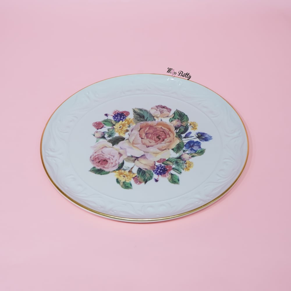 Rose Deluxe Porselen Sunum Tabağı 30 cm