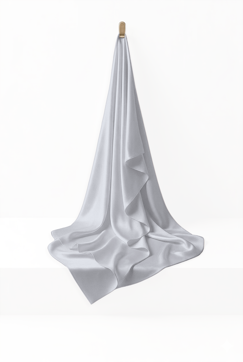 Quartz Parlak Şal - Gümüş