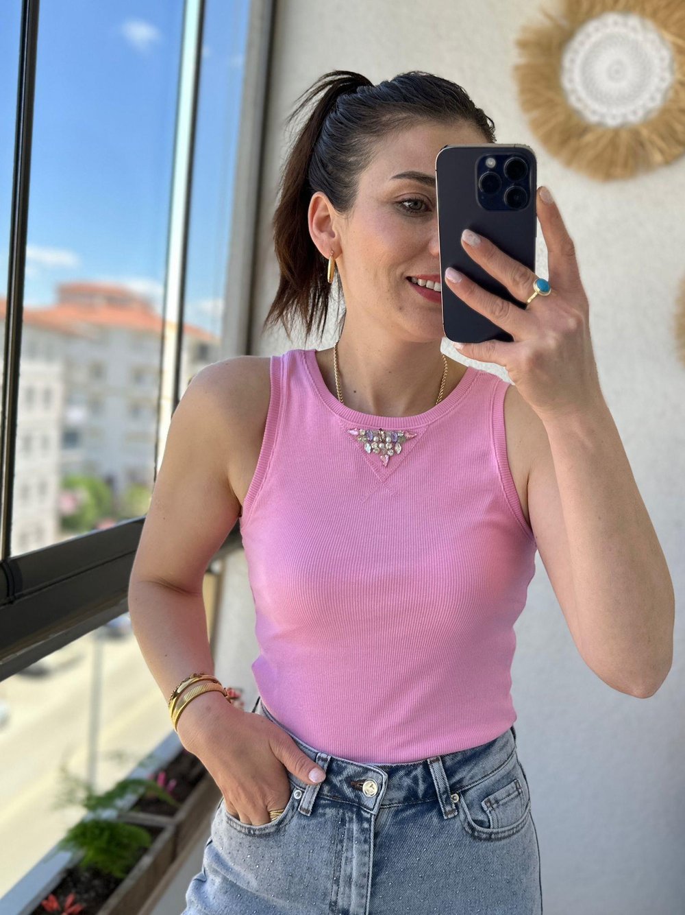 İPK MARKA MODEL TAŞLI FİTİLLİ ATLET