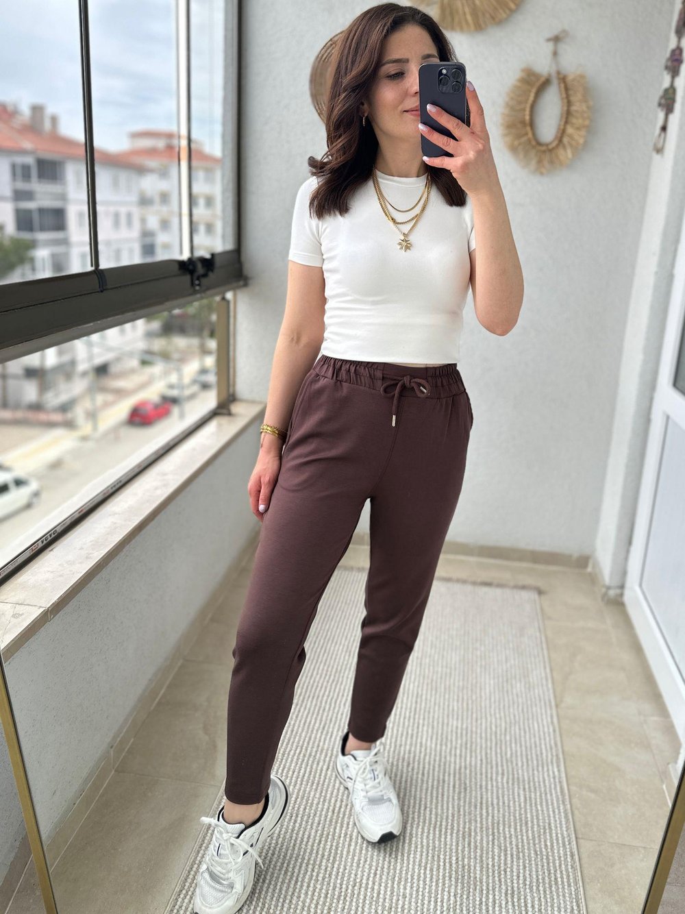 MODAL KUMAŞ YIRTMAÇLI PANTOLON PAÇA EŞOFMAN ALT