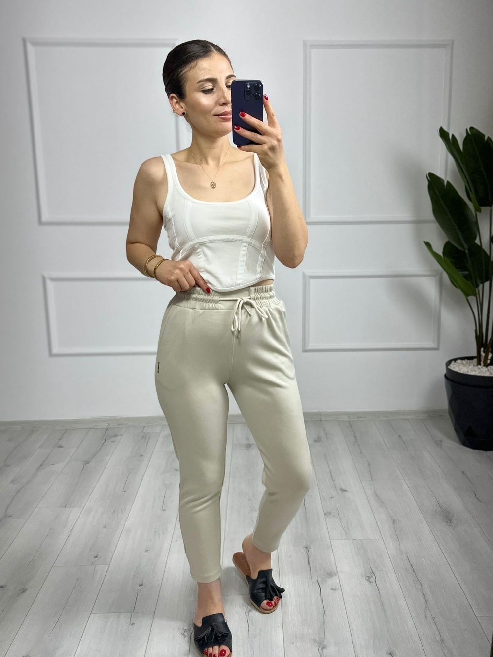 MODAL KUMAŞ YIRTMAÇLI PANTOLON PAÇA EŞOFMAN ALT