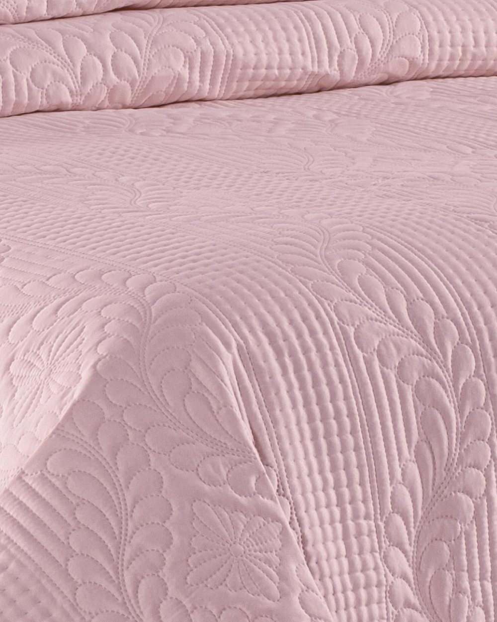 Jumbo Soft Çift Taraflı Çift Kişilik Yatak Örtüsü 3 Parça / Pembe