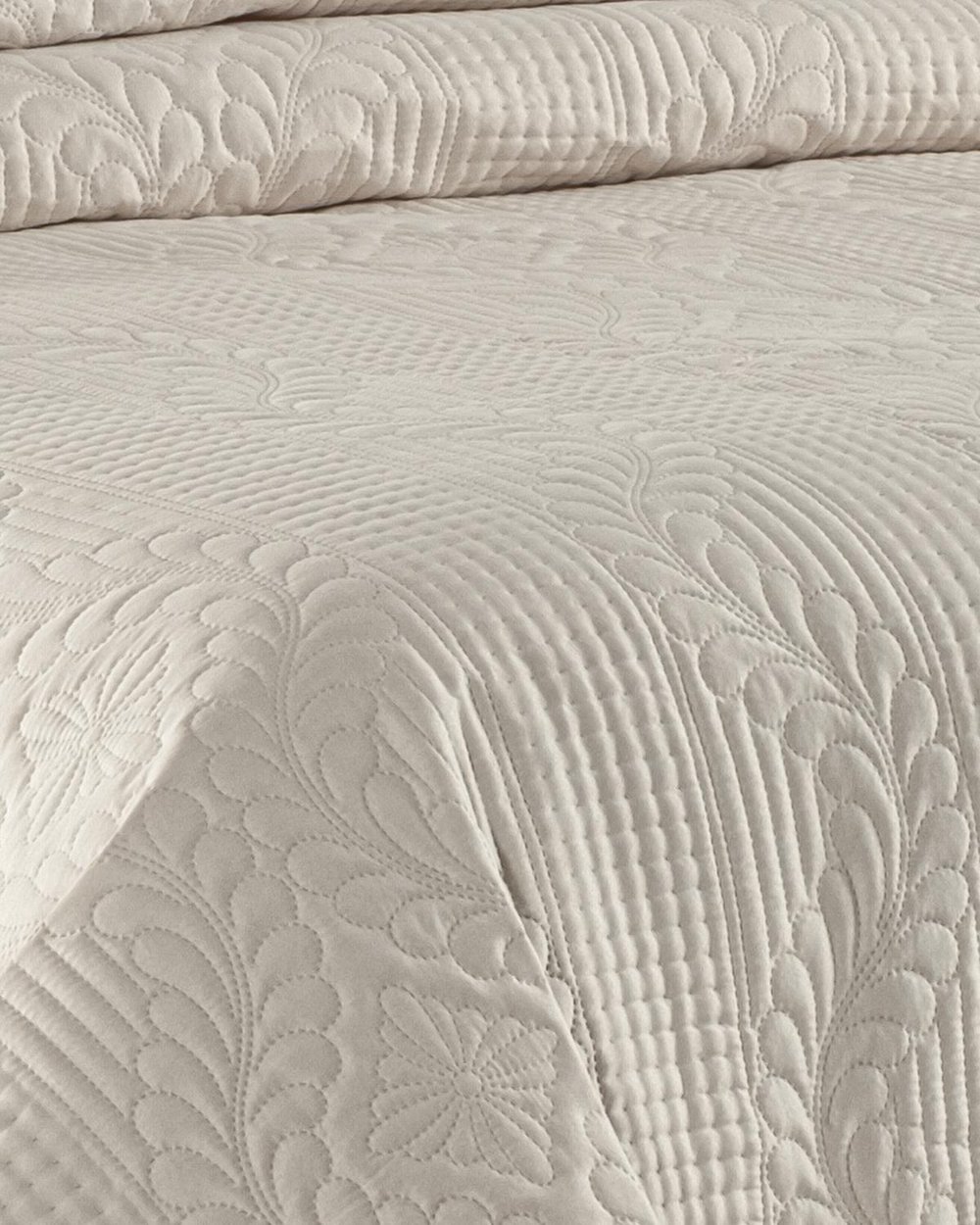 Jumbo Soft Çift Taraflı Çift Kişilik Yatak Örtüsü 3 Parça / Bej