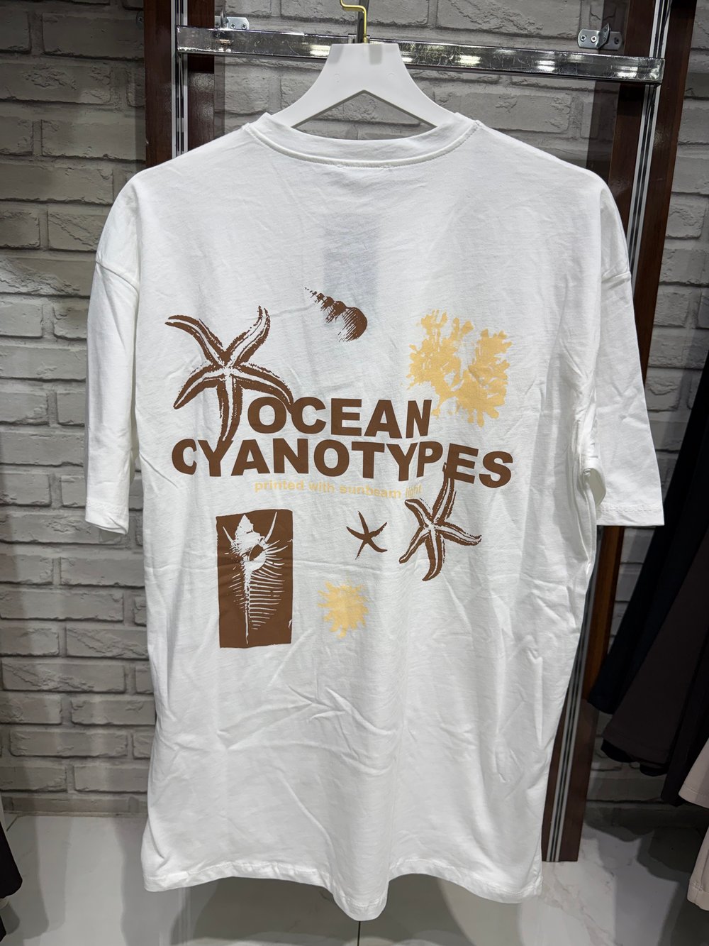 Deniz Yıldızı Baskılı Kısa Kol T-shirt