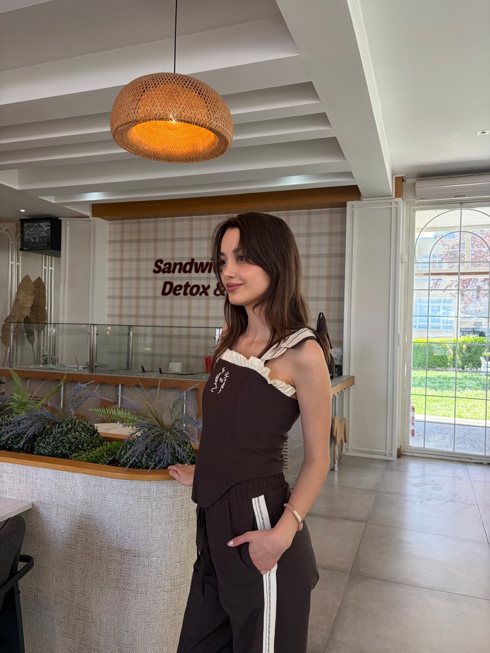 Şeritli Pantolon Takım