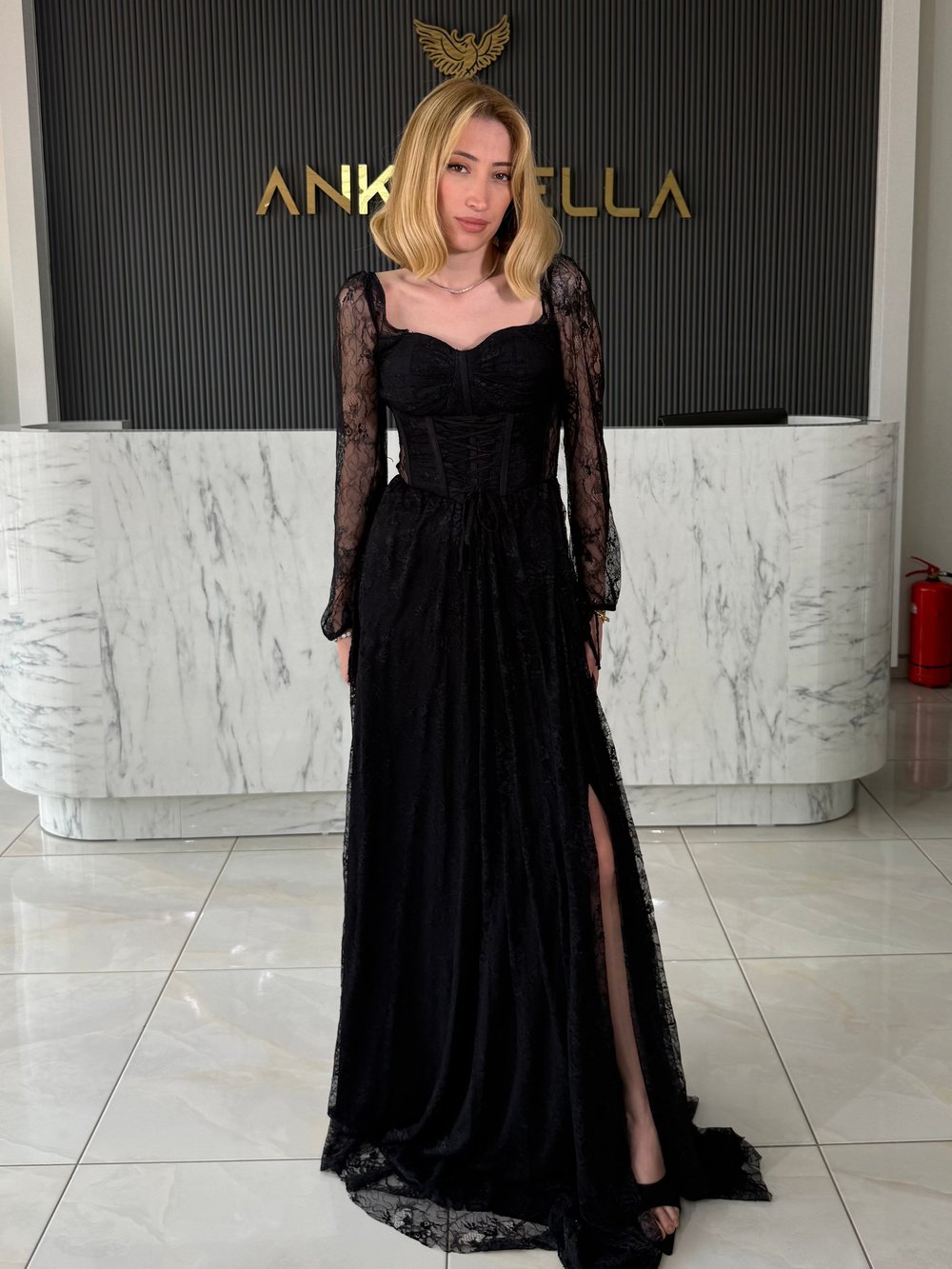 Siyah Gotik Abiye