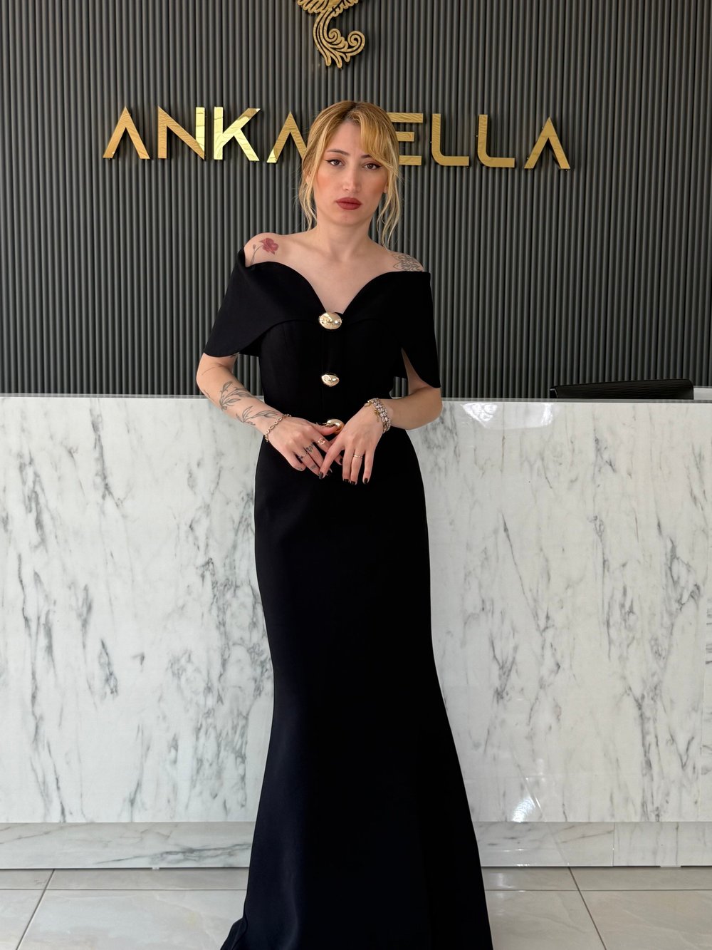 Siyah Siena Abiye