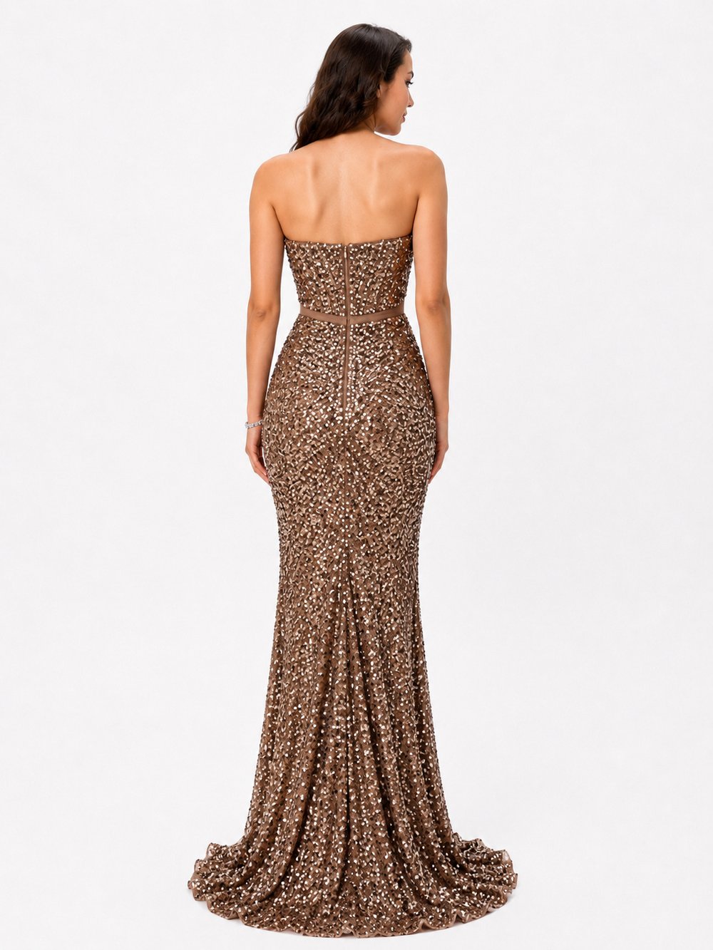 Starlight Gold Pul Payet Abiye
