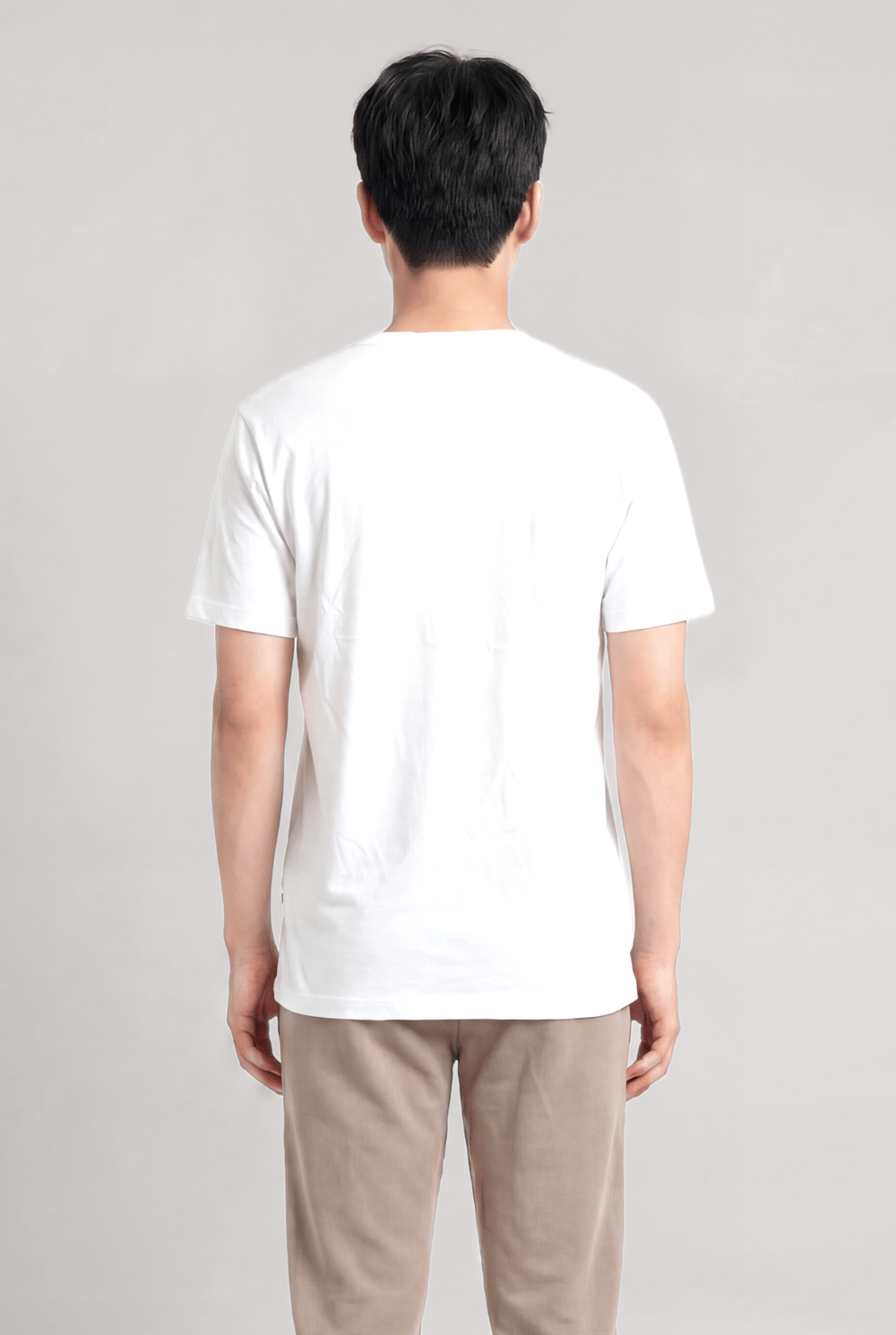 Jaguar Baskı Detaylı Bisiklet Yaka Regular Fit Erkek Beyaz T-Shirt