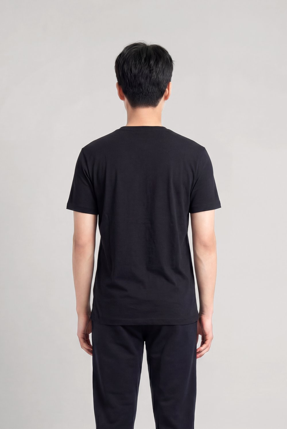 Jaguar Baskı Detaylı Bisiklet Yaka Regular Fit Erkek Siyah T-Shirt