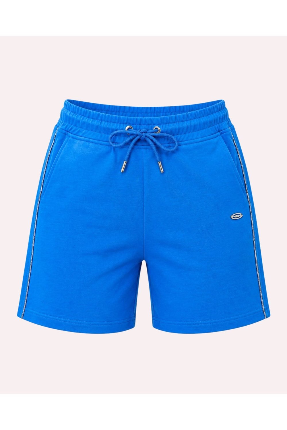 Metal Logo Detaylı Slim Fit Kadın Şort Bermuda