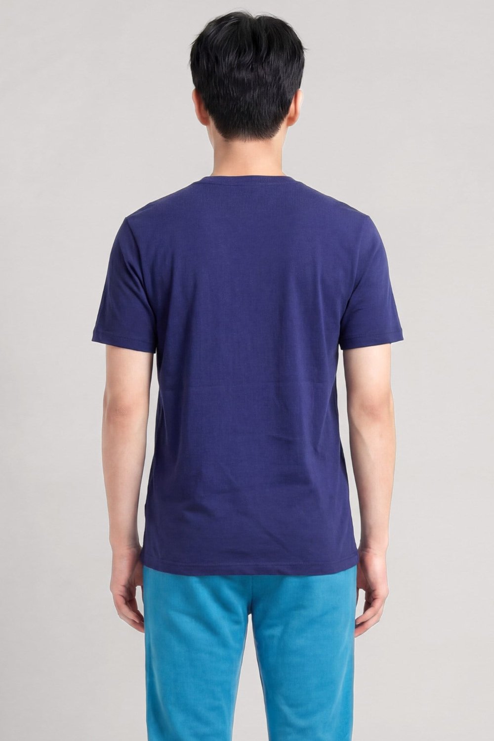 Nakış Detaylı Regular Fit Erkek Bisiklet Yaka T-Shirt