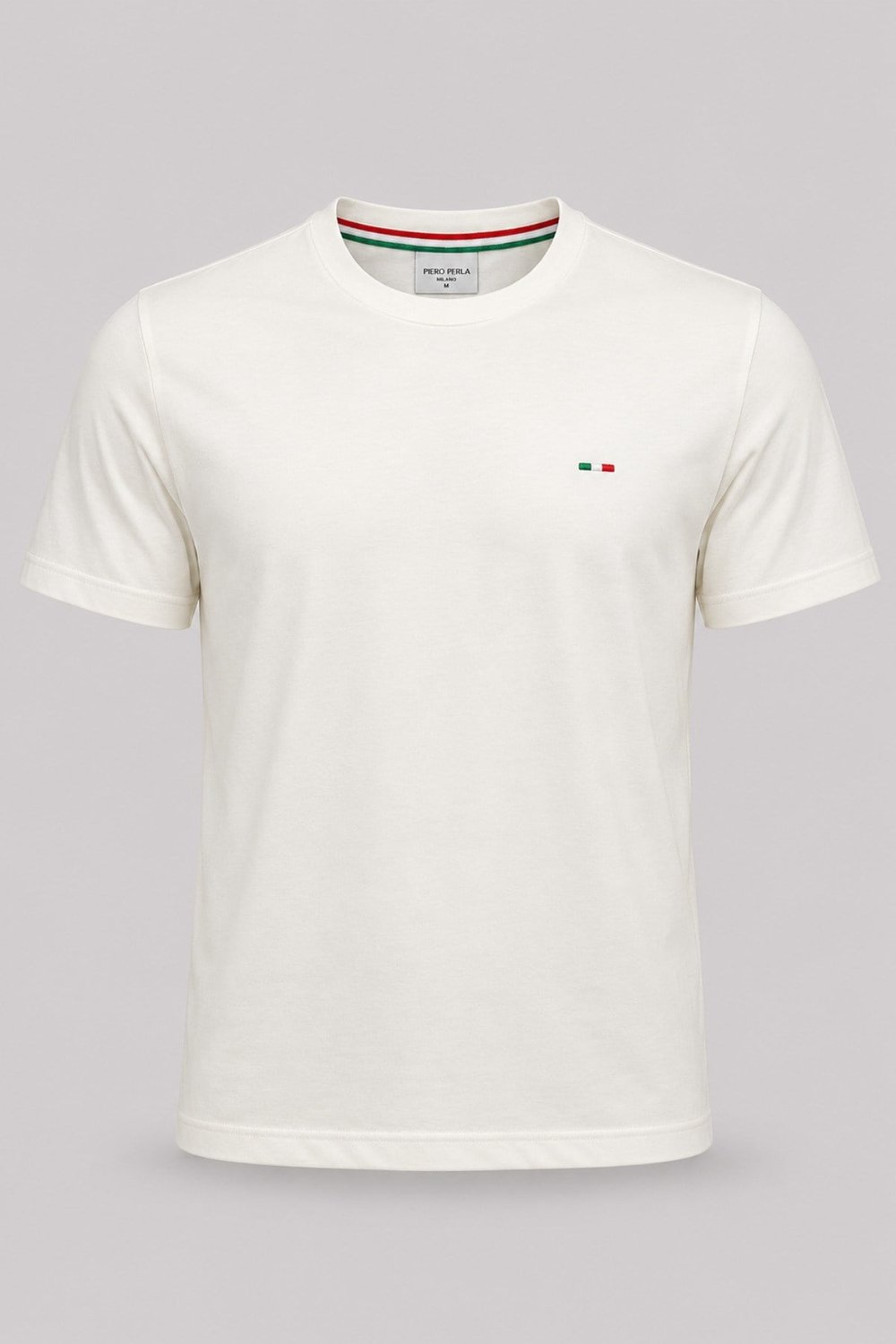 Nakış Detaylı Regular Fit Erkek Bisiklet Yaka T-Shirt