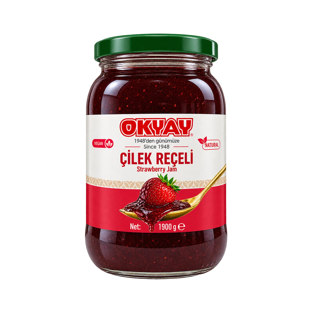 Kavanoz Çilek Reçeli 1900 Gr