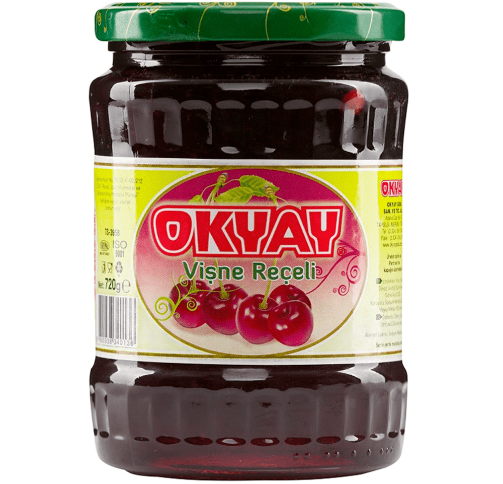 Kavanoz Vişne Reçeli 720 Gr