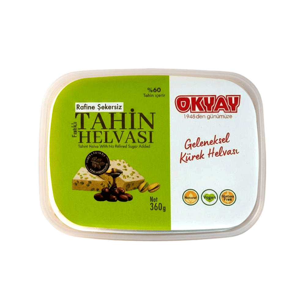 Rafine Şekersiz Fıstıklı Helva