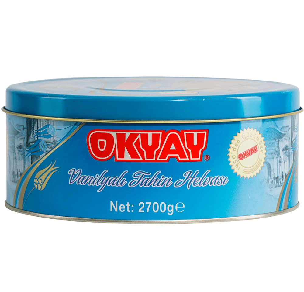 Vanilyalı Teneke Kutu Helva 2700 Gr