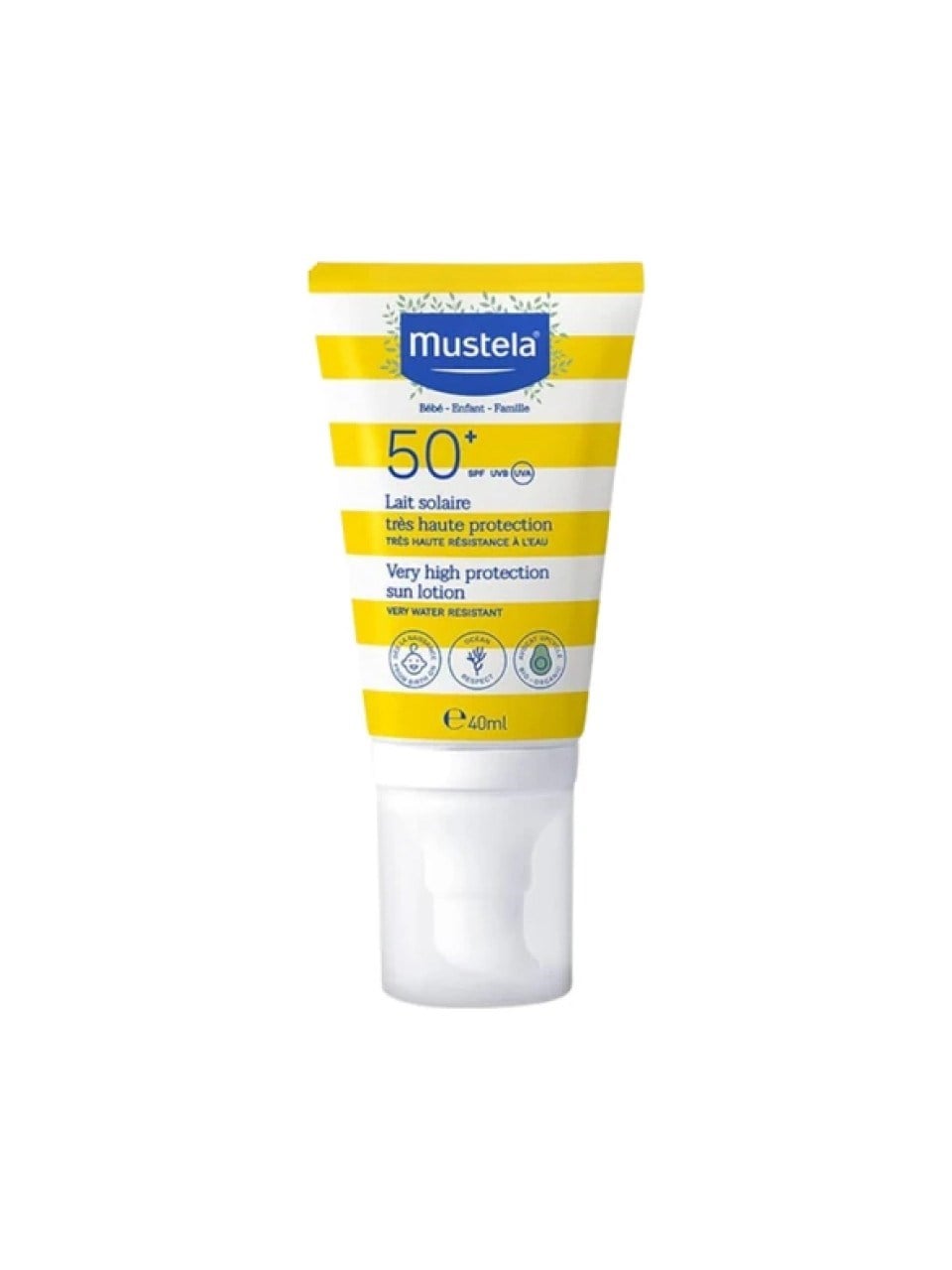 Mustela SPF 50+ Çok Yüksek Koruma Faktörlü Güneş Losyonu 40 ml