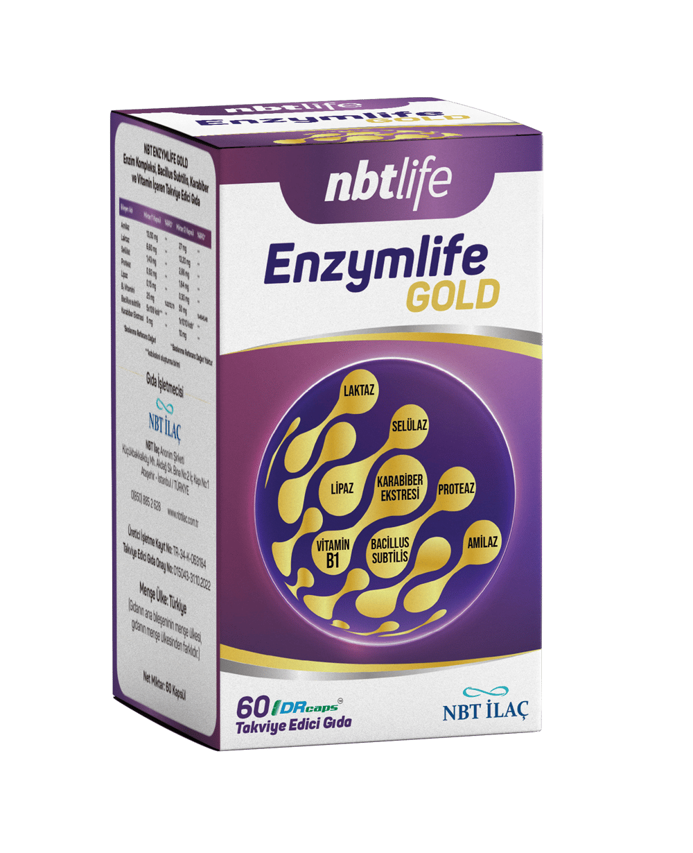 NBT Life Enzymlife Gold 60 Adet