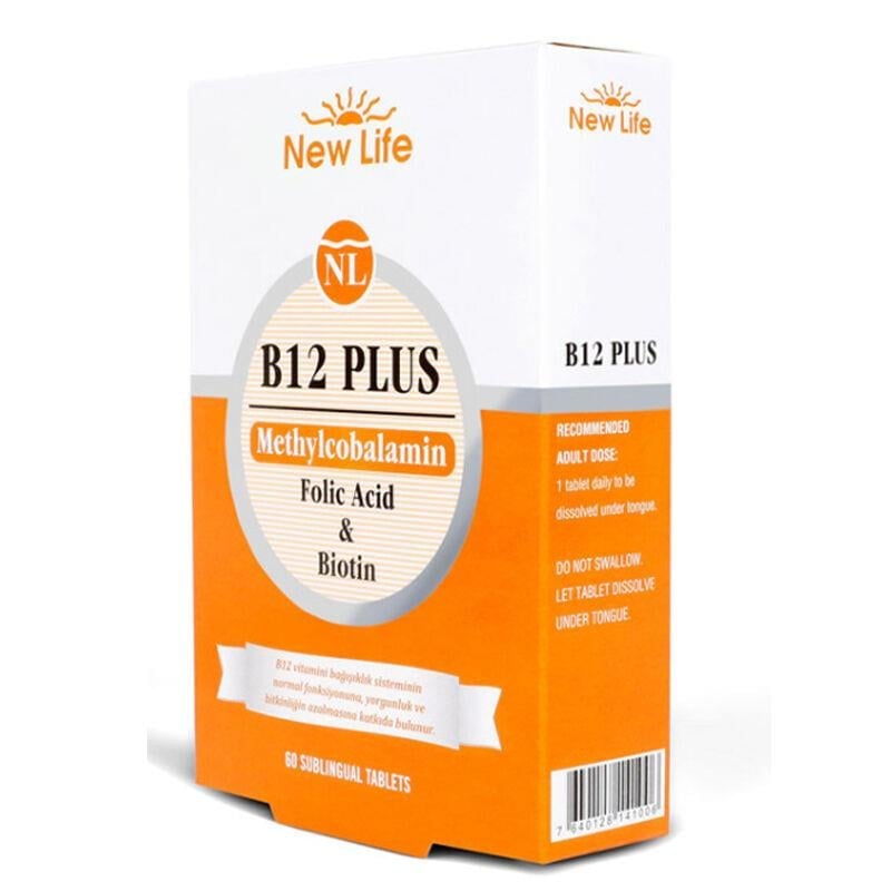 New Life B12 Plus (60 Dil Altı Tablet)