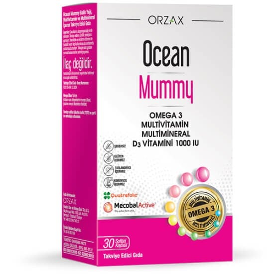 Orzax Ocean Mummy 30 Softjel Kapsül