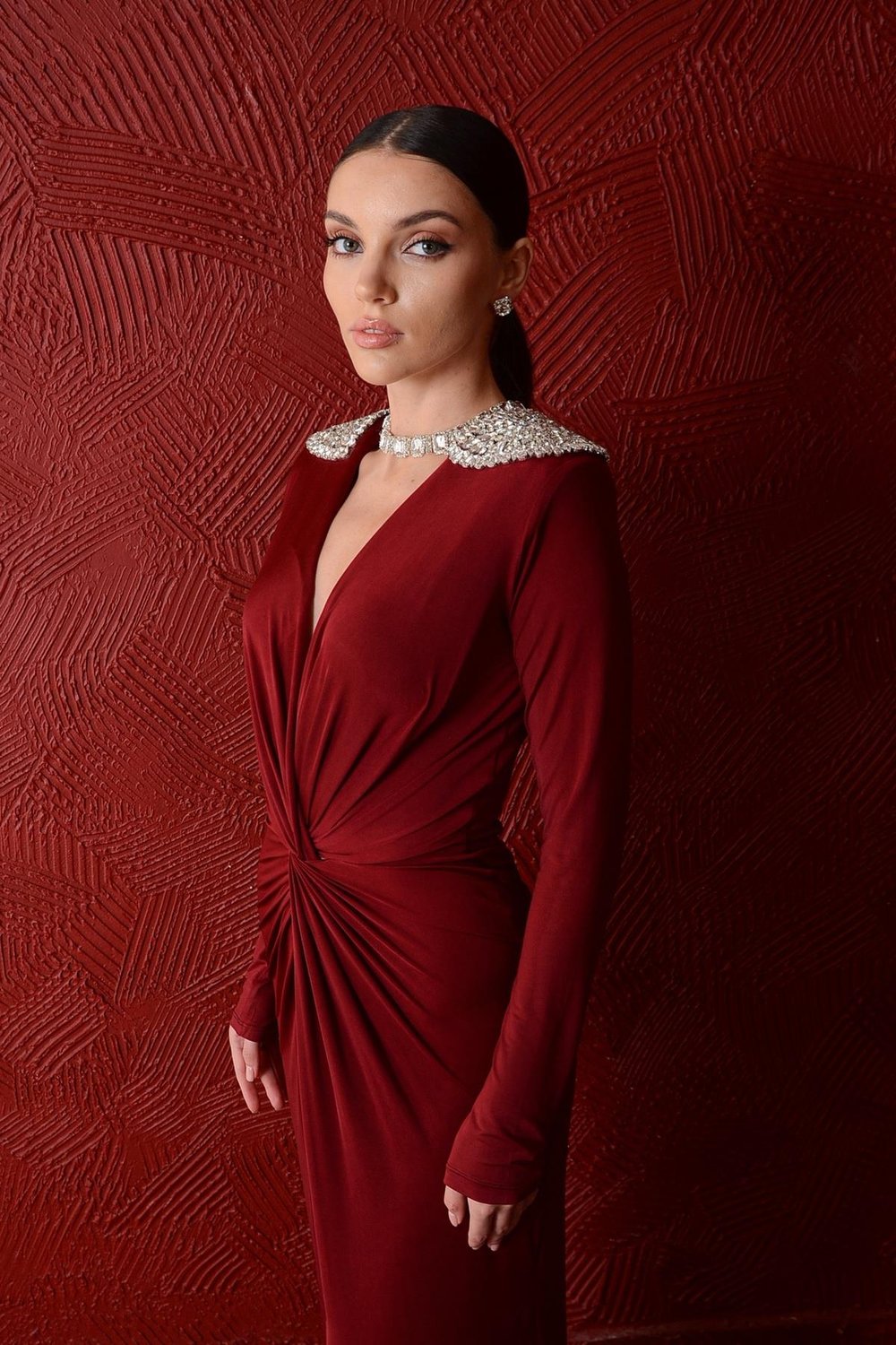 Crimson Elbise