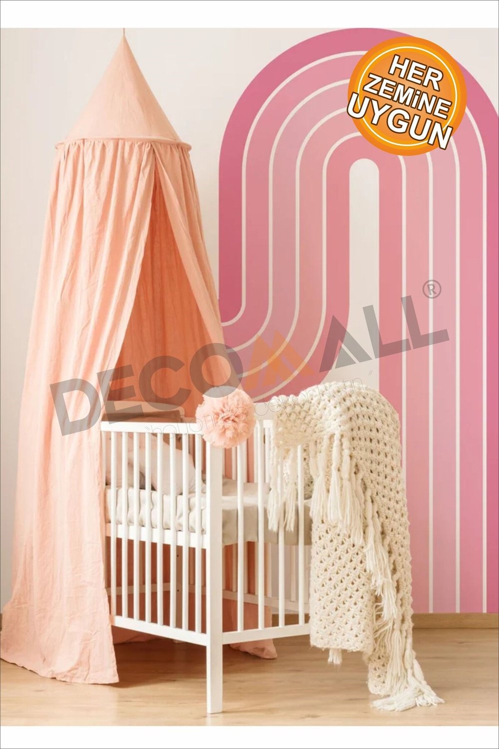 DS-26 BOHEM KEMER MİNİMALİST PİNTEREST GÖKKUŞAĞI ÇOCUK ODASI DUVAR STİCKERİ KENDİNDEN YAPIŞKANLI