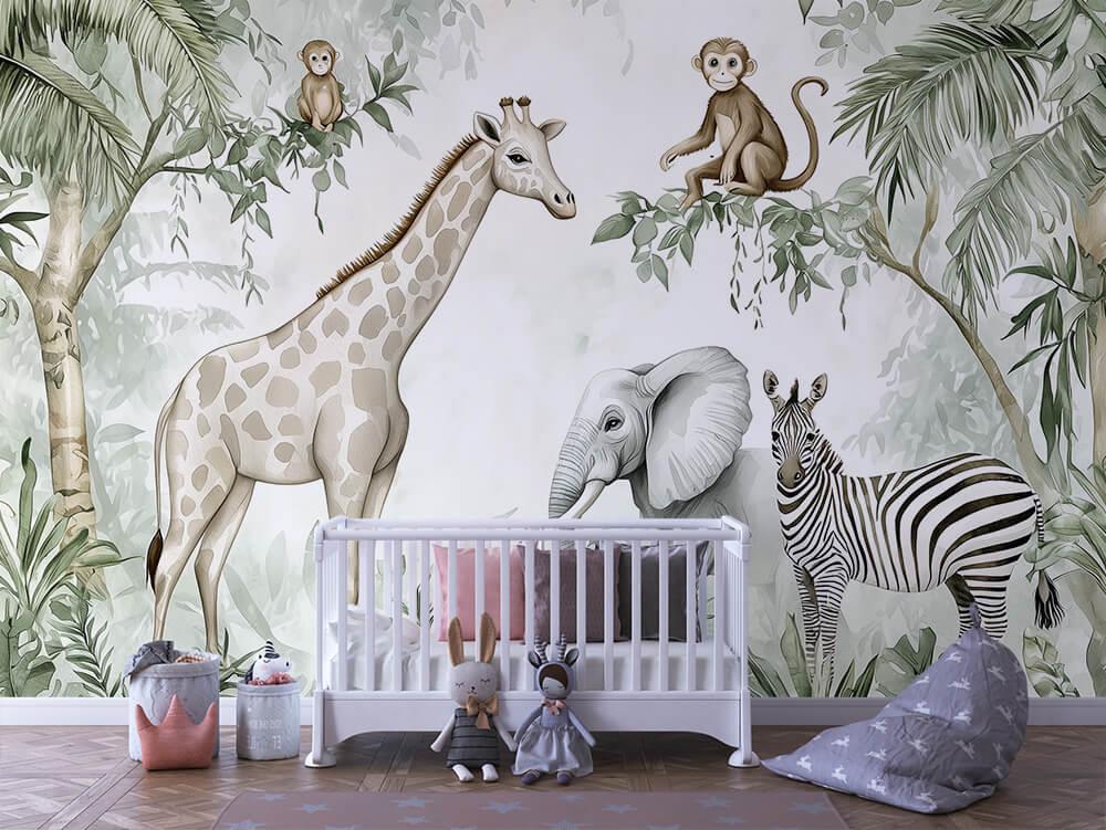 kids006 Yeni Nesil Kendinden Yapışkanlı Çocuk Odası Duvar Kağıdı Duvar Posteri Yapışkanlı 